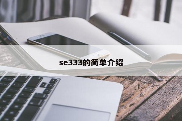 se333的简单介绍